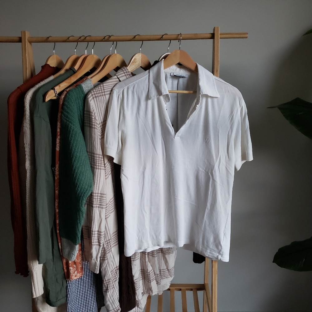 VERSACE White Short Sleeved Shirt